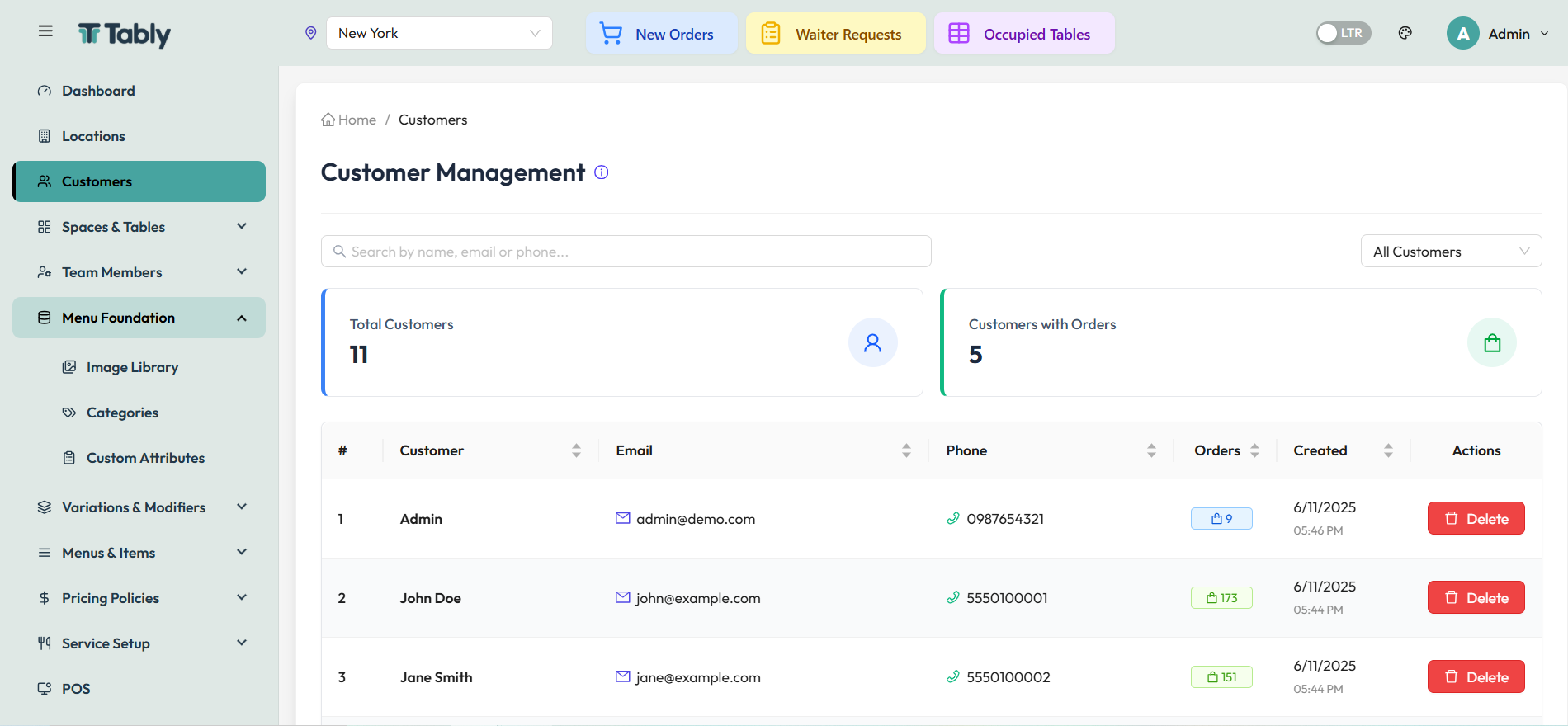 Customer Management
